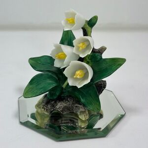 Reflections‎ in Bloom Lily of the Valley Turtle Figurine 1999 Cosmos